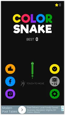 Color Snake android App screenshot 0